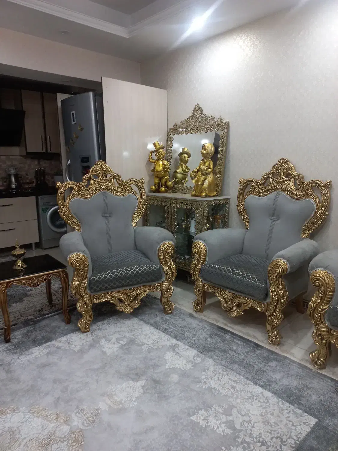 مبل ۷نفر بدون جلو مبلی ۴۰ملیون تومن|مبلمان خانگی و میز عسلی|شهریار, شهرک وائین|دیوار