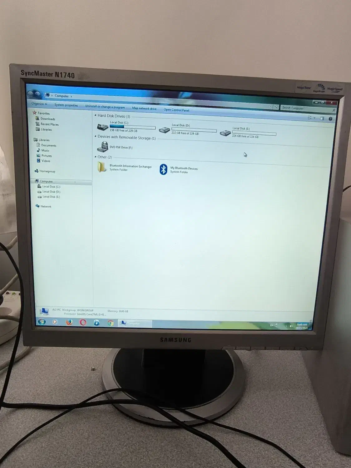 کامپیوتر با هارد 1ترا بایت بنفش|رایانه رومیزی|هشتگرد, شهرک گلخانه|دیوار