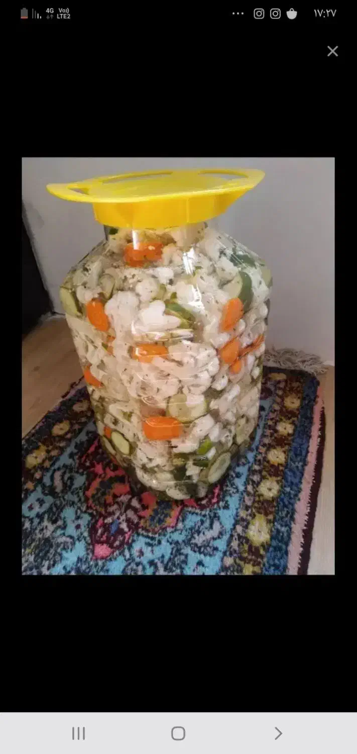 سفارشات ترشی لیته و گل کلم پذیرفته میشود|خوردنی و آشامیدنی|اردبیل, |دیوار