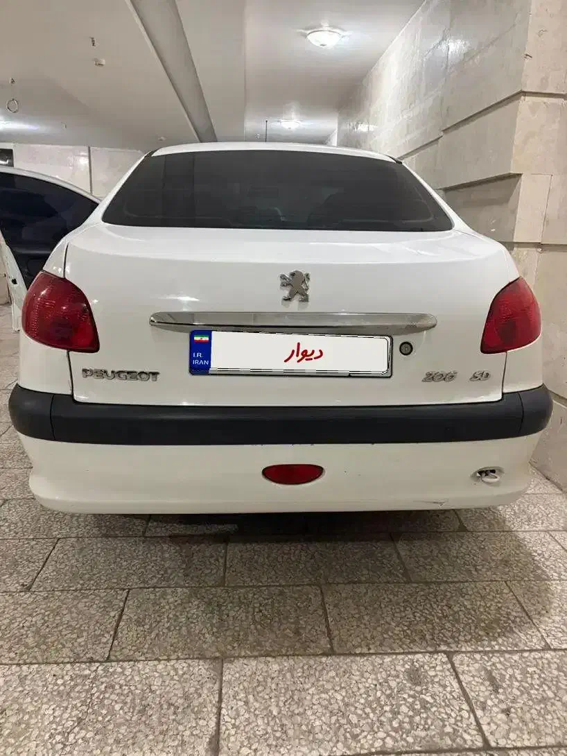 ۲۰۶ اس دی مدل ۹۷ استثنایی تک برگ سند|خودرو سواری و وانت|مشهد, الهیه|دیوار