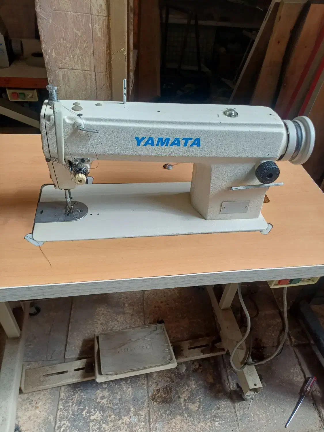 چرخ راسته دوز یاماتا در حد نو موتور جدا|چرخ خیاطی و ریسندگی|اصفهان, شاهد|دیوار