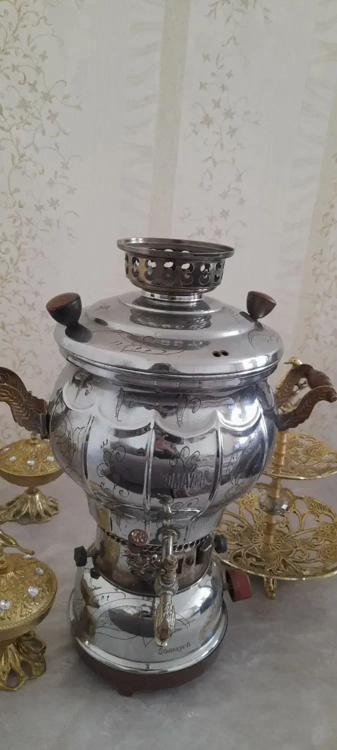 فروش سماور ۶ لیتری|سماور، چای‌ساز، قهوه‌ساز|میانه, |دیوار