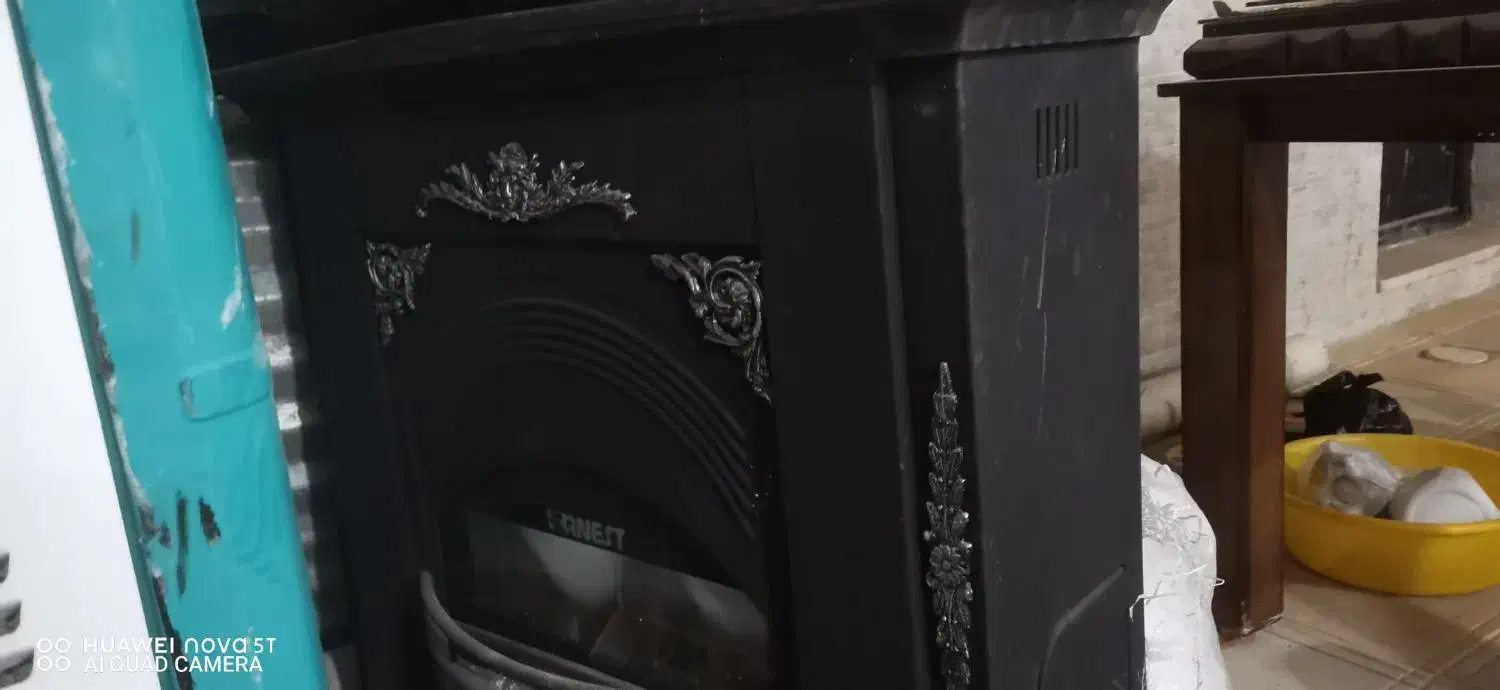 بخاری گازی شومینه ورق سنگین ارنست|بخاری، هیتر، شومینه|تربت جام, شهرک آزادگان|دیوار