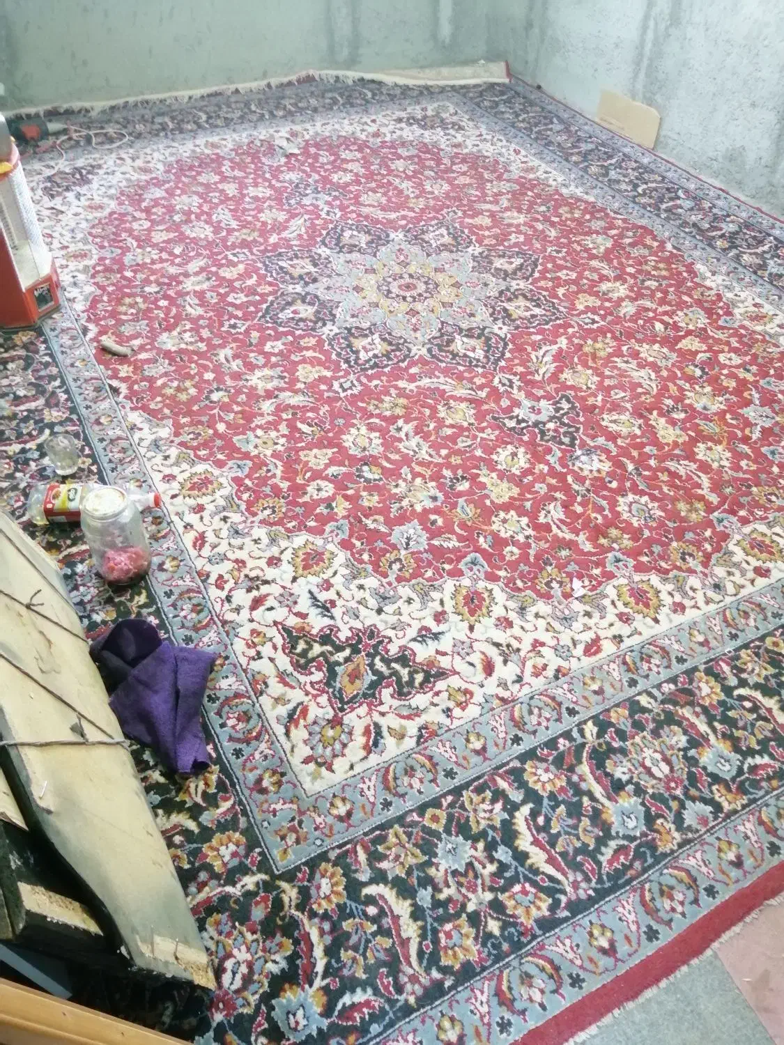 فرش ماشینی 3در4|فرش|قیدار, |دیوار