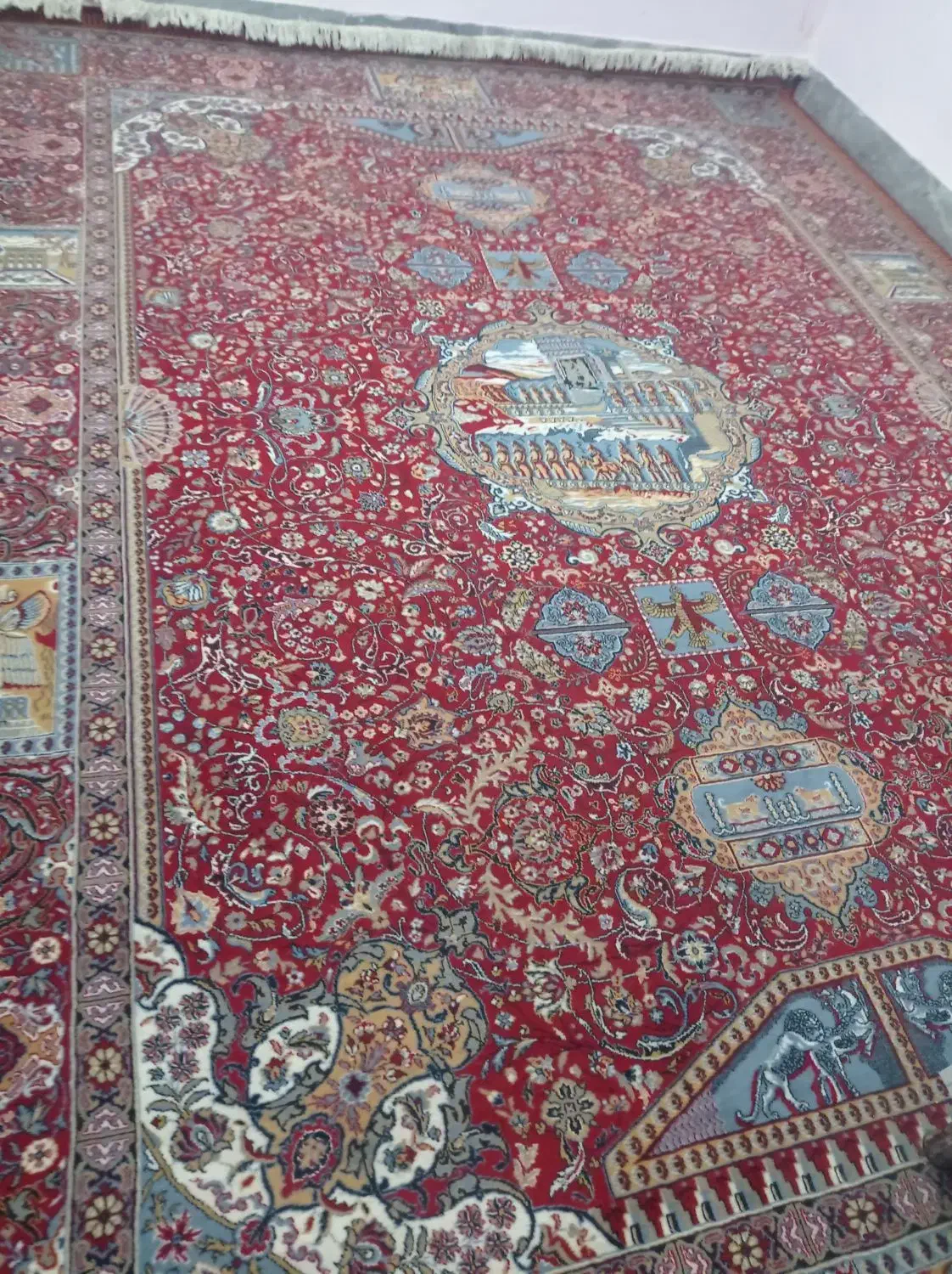 فرش 12متری|فرش|کازرون, |دیوار