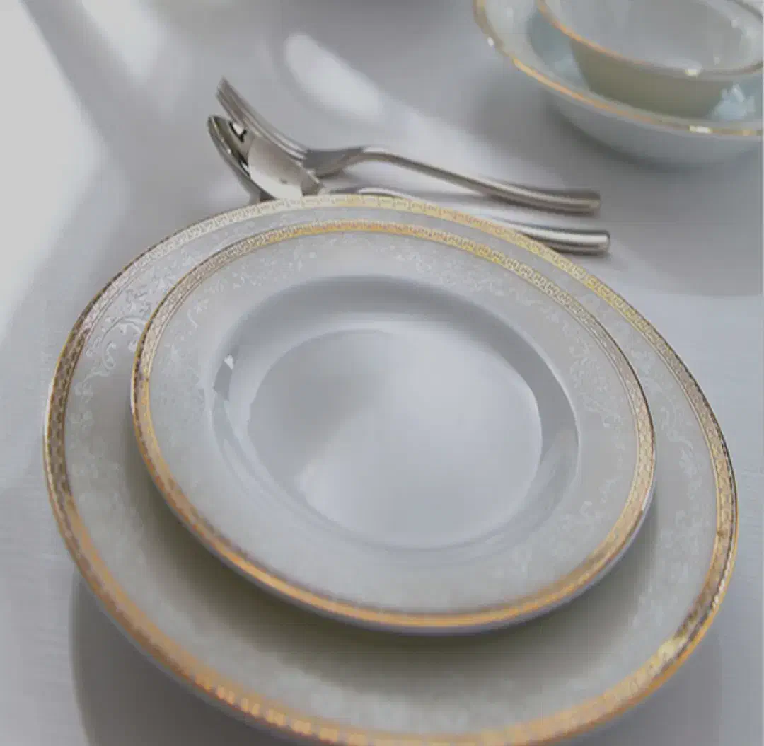 سرویس چینی زرین طرح ریوا طلایی|ظروف سرو و پذیرایی|سبزوار, جوادیه غربی|دیوار