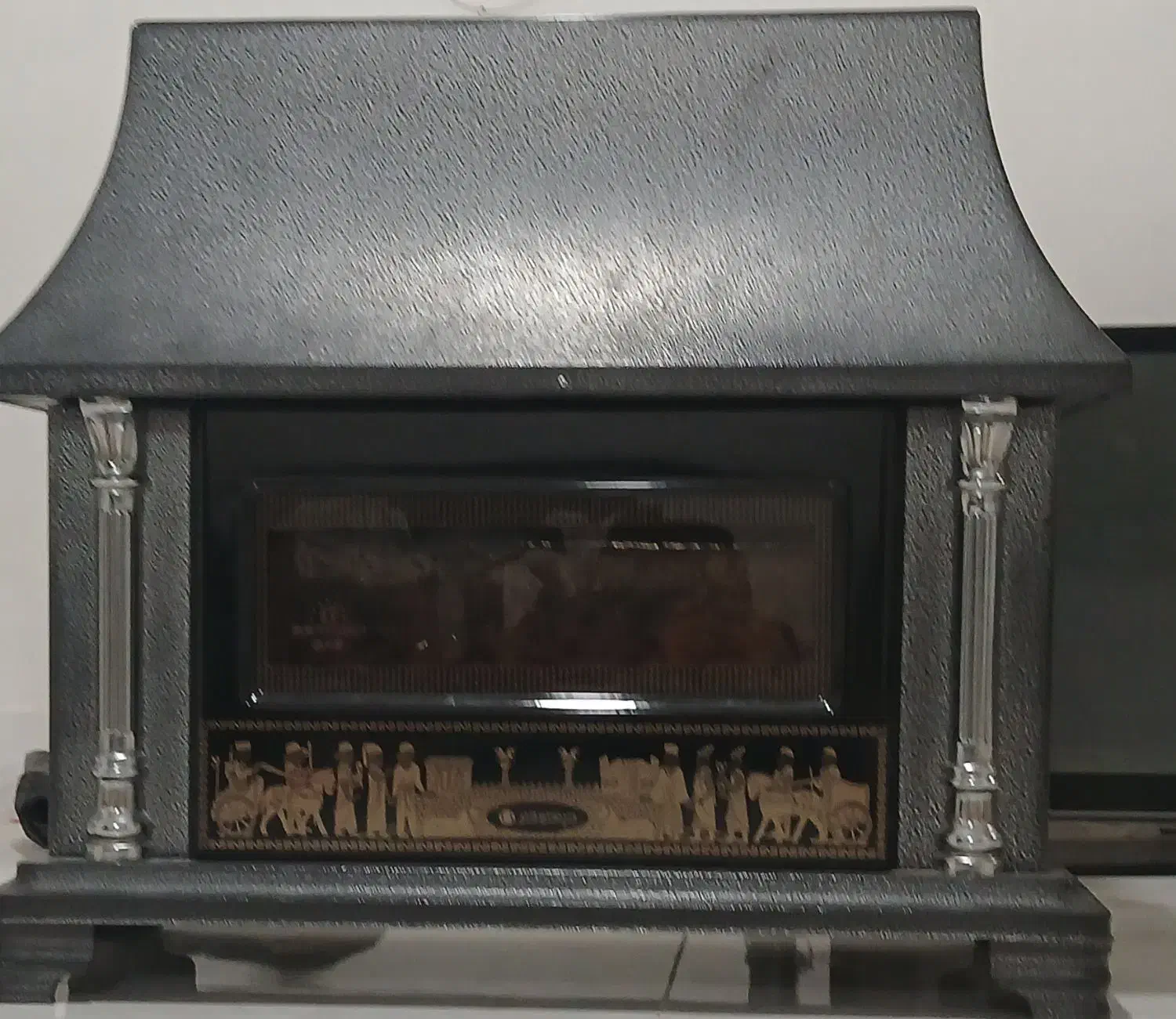 بخاری شومینه|بخاری، هیتر، شومینه|تبریز, |دیوار