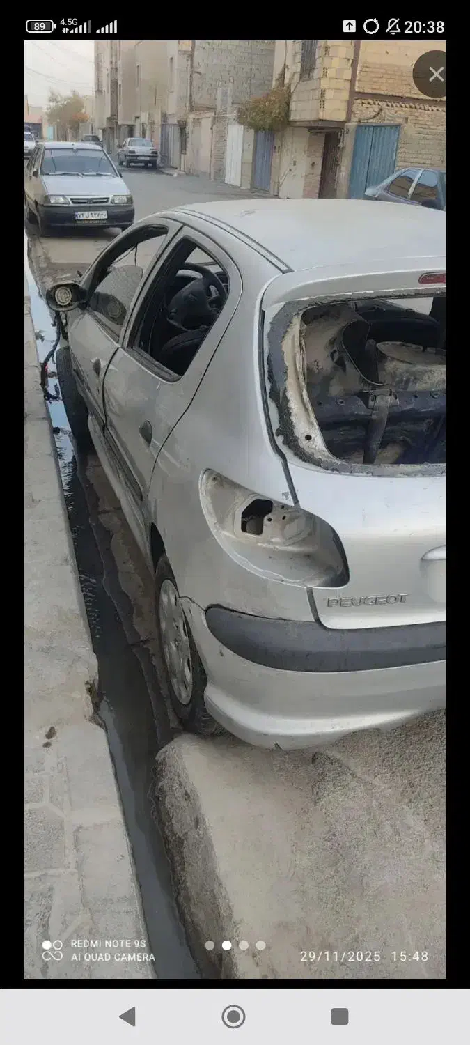 206تیپ2تصادفی|خودرو سواری و وانت|گنبد کاووس, |دیوار