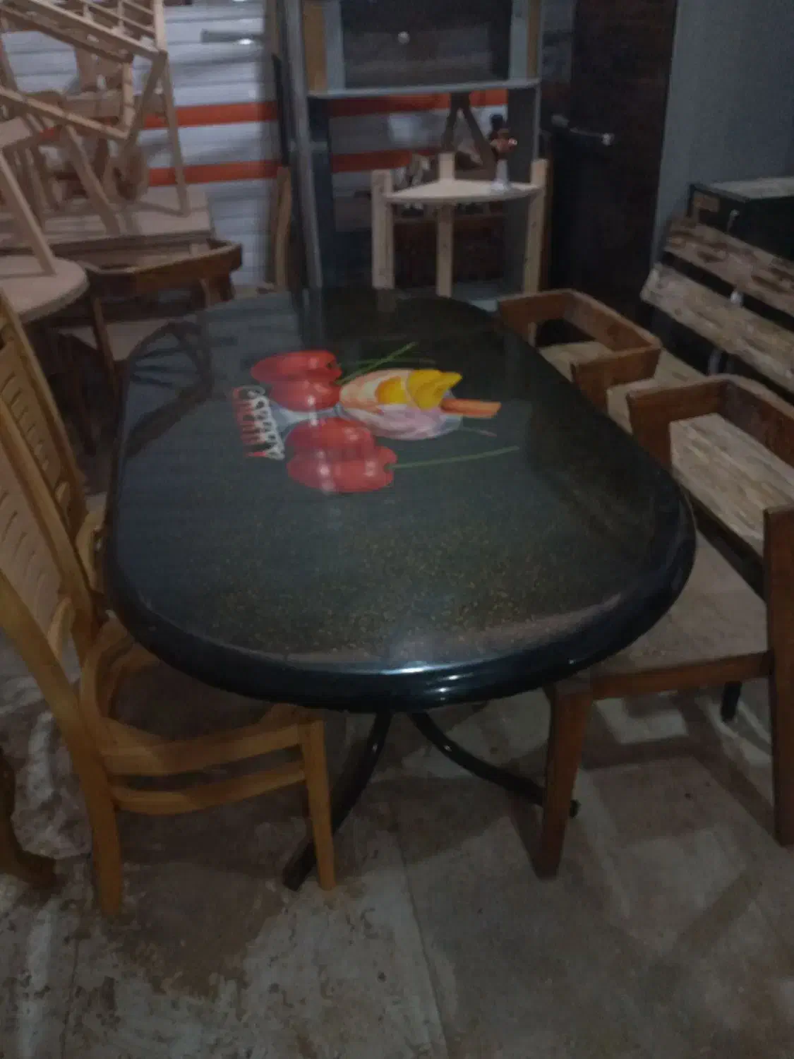 میز غذاخوری|میز و صندلی غذاخوری|مریوان, |دیوار