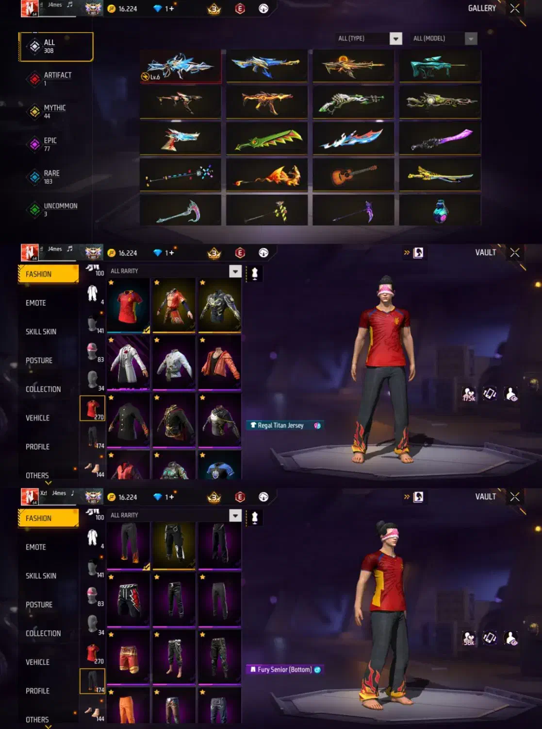 اکانت فری فایر فوول|کنسول، بازی ویدئویی و آنلاین|ایذه, |دیوار