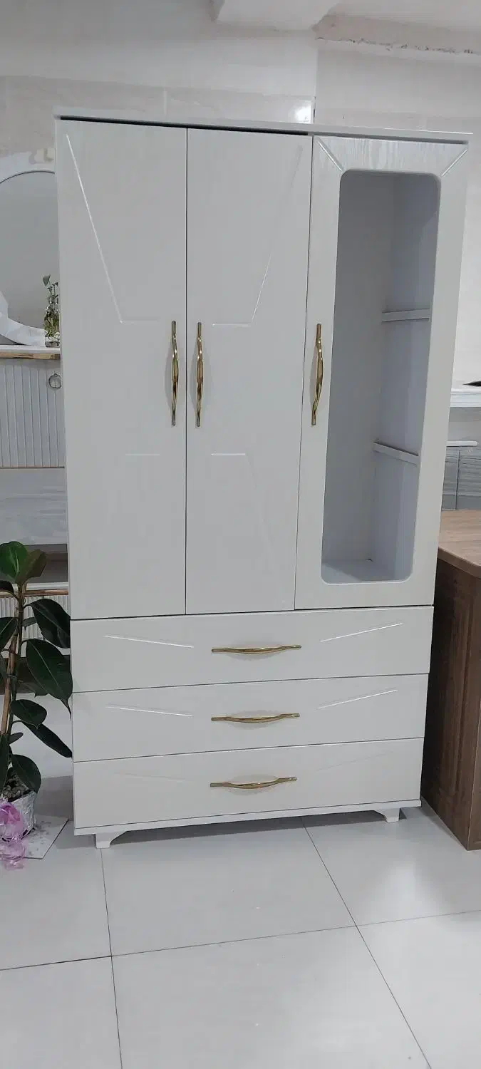 کمد لباس۳درب ۳کشو پاک چوب|جاکفشی، کمد، دراور|مسجد سلیمان, |دیوار