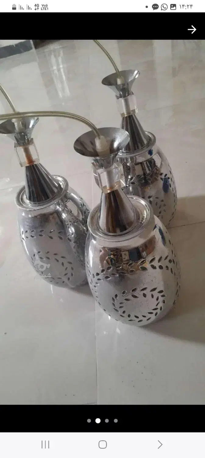 لوسترسه شاخه|لوستر و چراغ آویز|رشت, فلسطین|دیوار