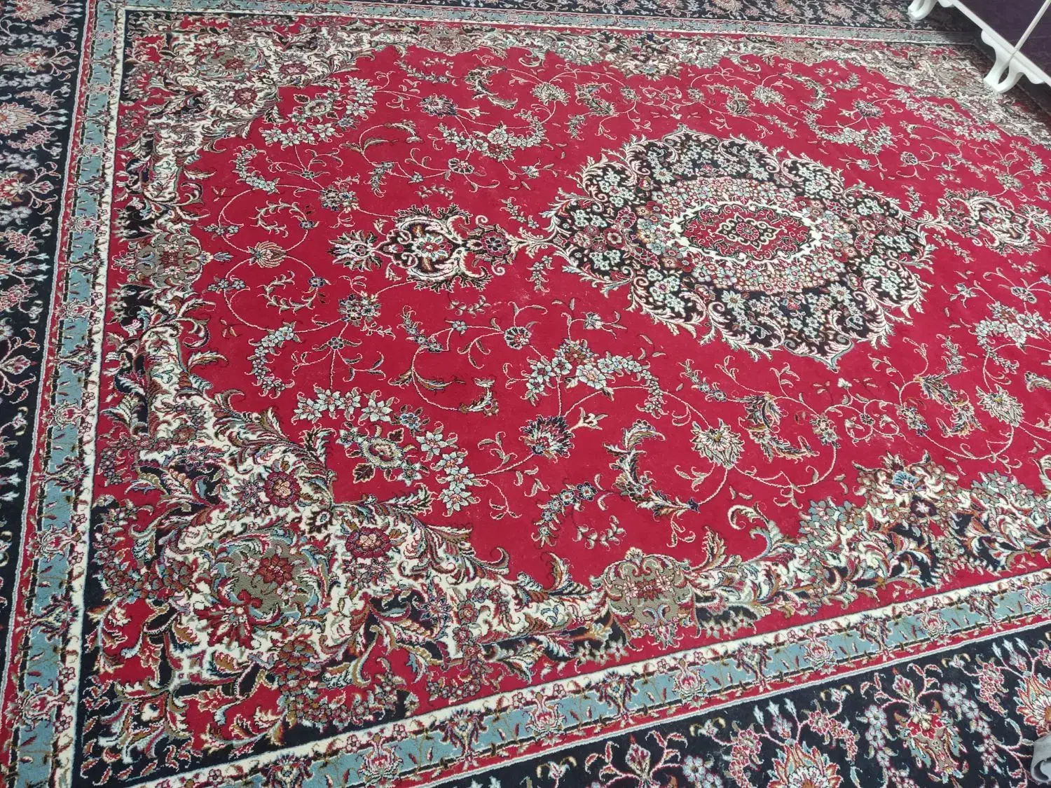 فروش فرش یک جفت.|فرش|گلپایگان, |دیوار