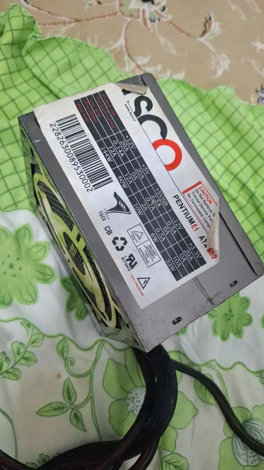 پاور ۶۵۰ وات کامپیوتر|قطعات و لوازم جانبی رایانه|گنبد کاووس, |دیوار