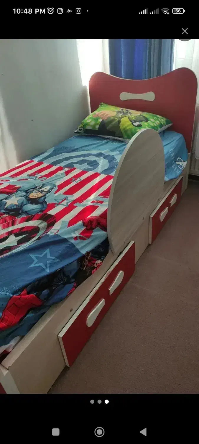 تخت و تشک کودک و نوجوان|تخت و سرویس خواب|تالش, هشتپر|دیوار