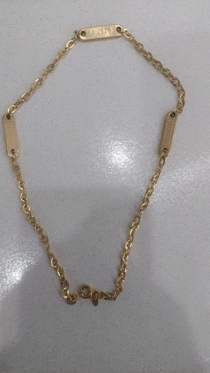 زنجیر ورساچی طلا۱۸عیار|جواهرات|خمینیشهر, |دیوار