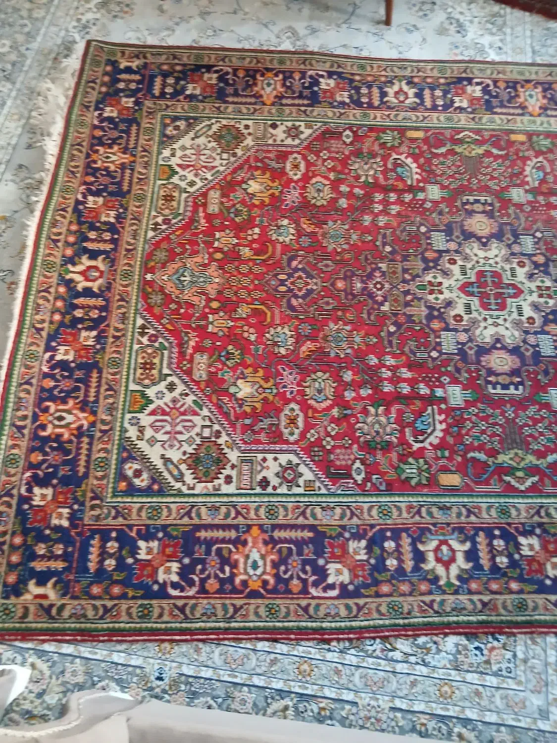 فرش دستبافت طبیعی ۵۰ ساله|فرش|ارومیه, |دیوار