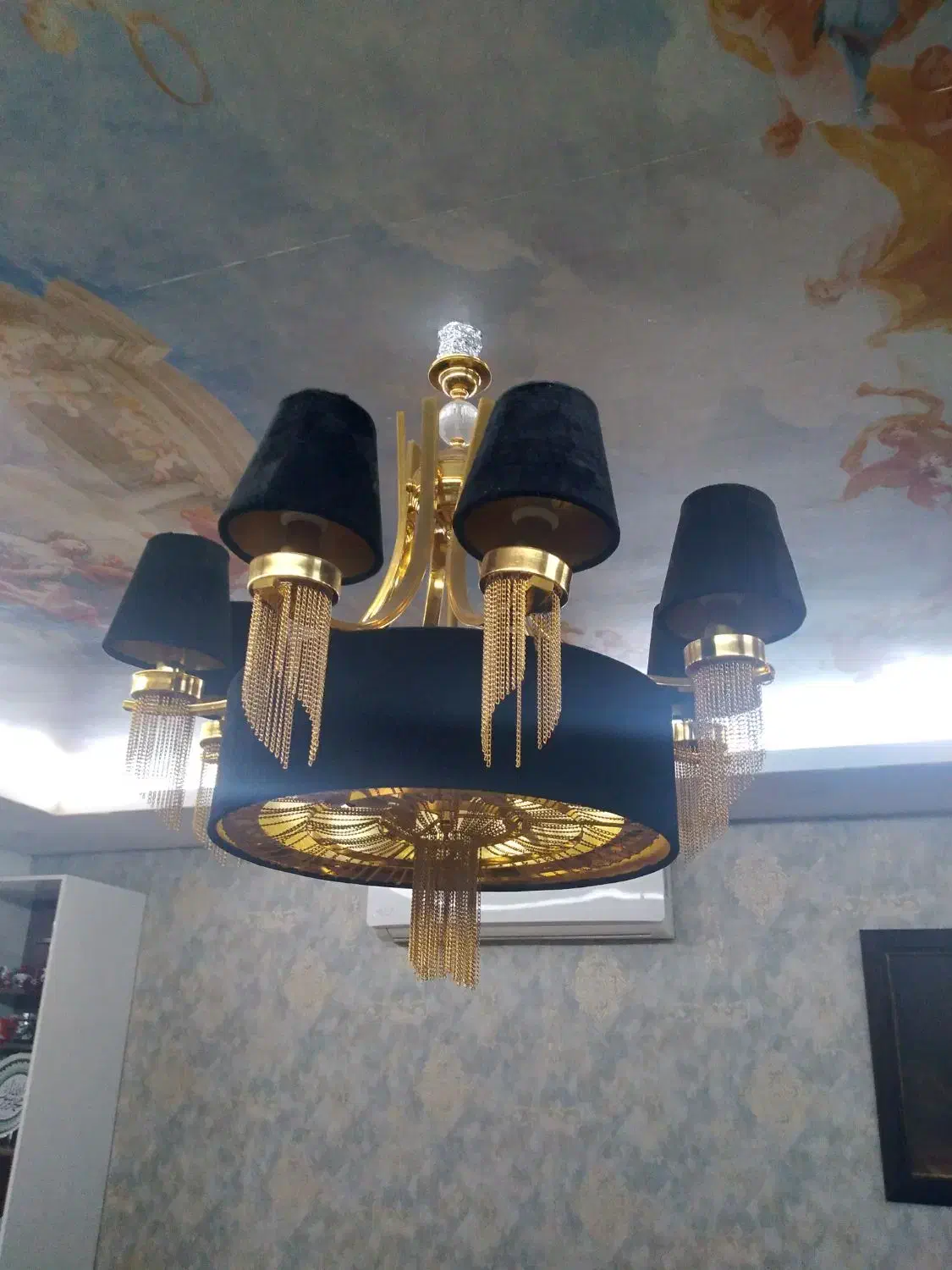 لوستر ۸ شاخه|لوستر و چراغ آویز|طرقبه, |دیوار