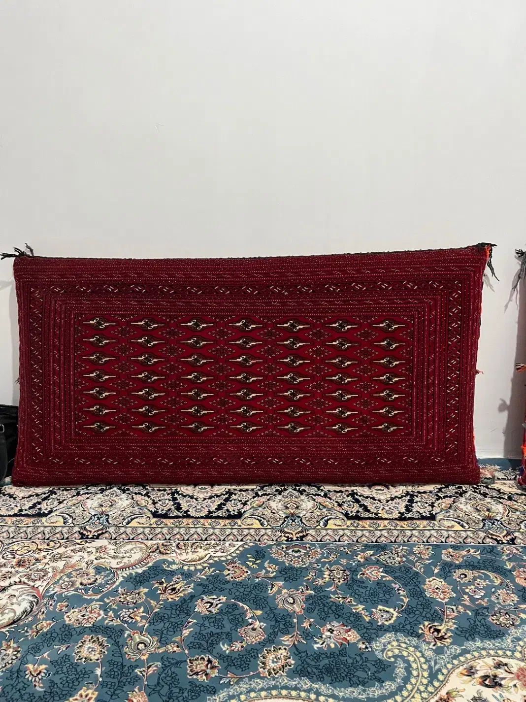 ۴جفت پشتی ترکمنی دست بافت|پشتی|بجنورد, |دیوار