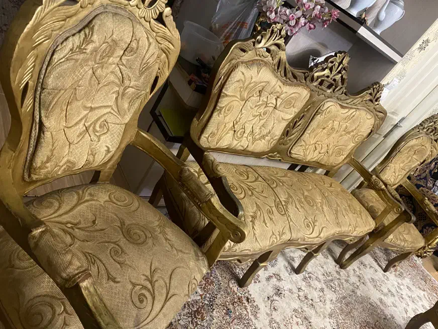 مبل سلطنتی ۹ نفره|مبلمان خانگی و میز عسلی|تبریز, |دیوار