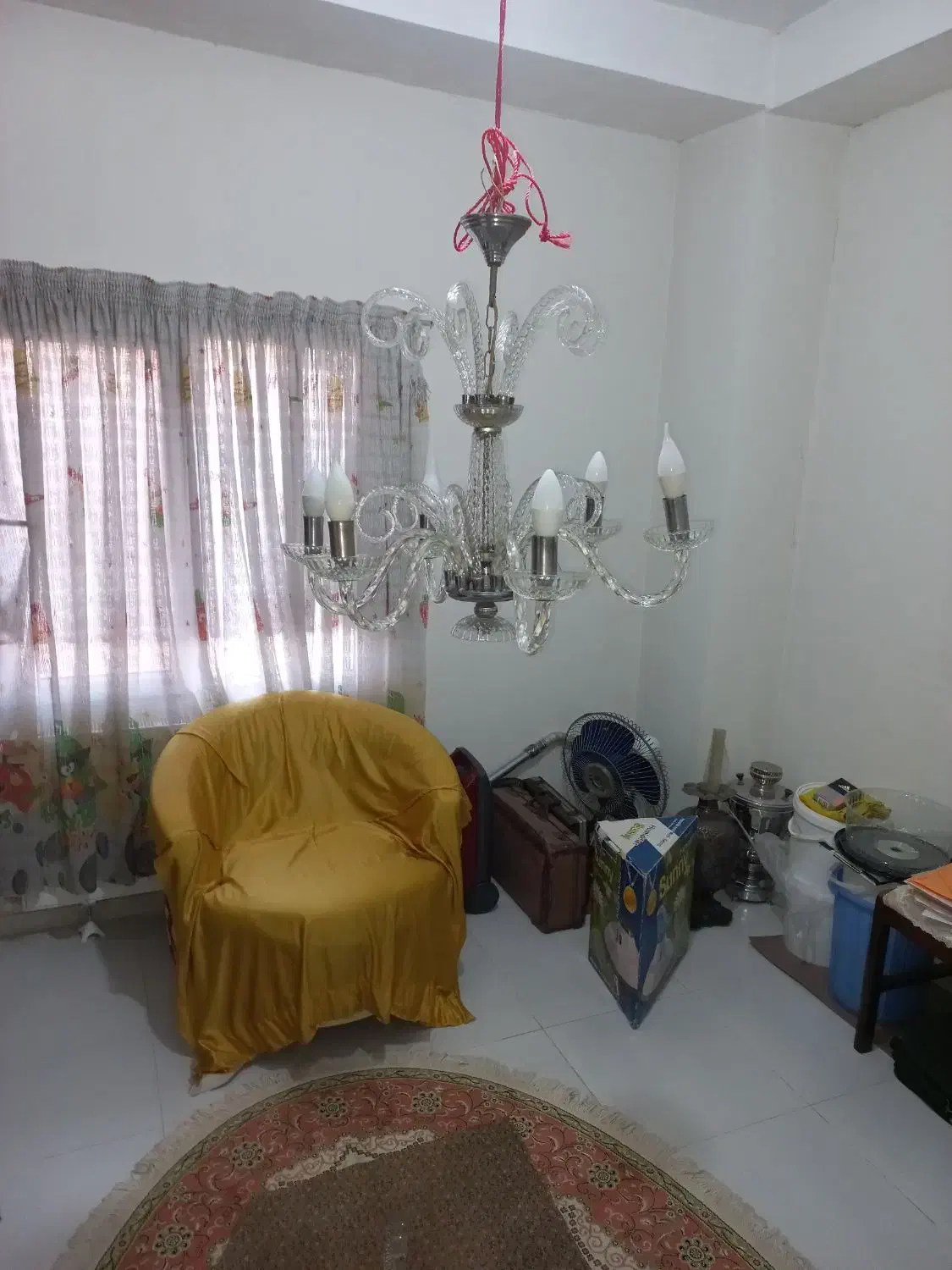 لوستر۶شاخه بلور|لوستر و چراغ آویز|محمدشهر, شهرک پیام (مهرالبرز)|دیوار