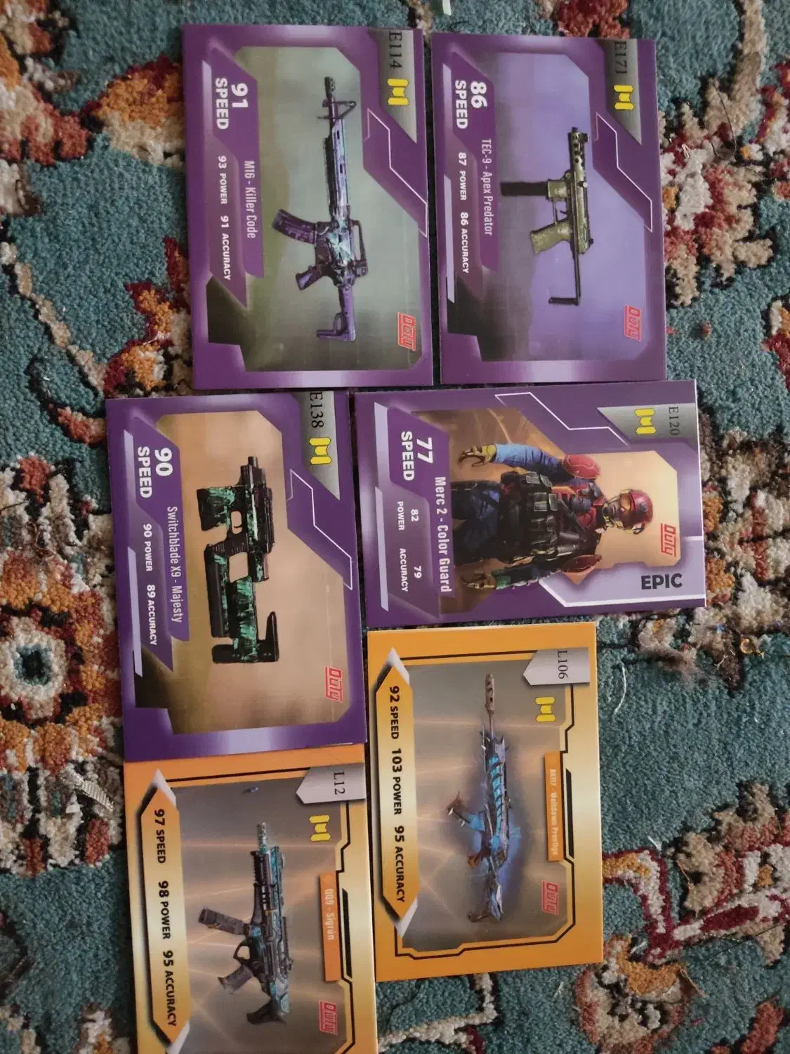 کارت بازی کالاف|کنسول، بازی ویدئویی و آنلاین|گرگان, |دیوار