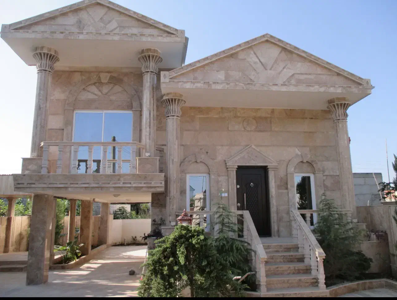 سنگ کاری نما ساختمان و ویلا ابنما باربیکیو الاچیق|خدمات پیشه و مهارت|محمودآباد, |دیوار