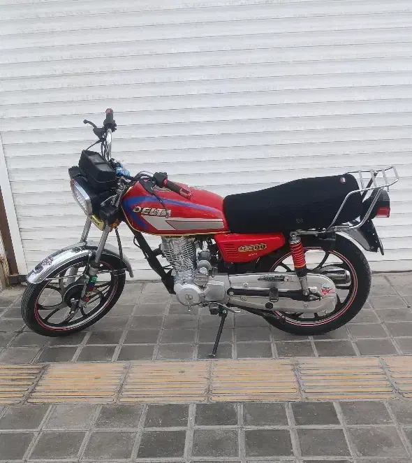 موتور ۱۲۵ دلتا قرمز استارتی مدل ۱۴۰۰|موتورسیکلت|فولادشهر, B4|دیوار