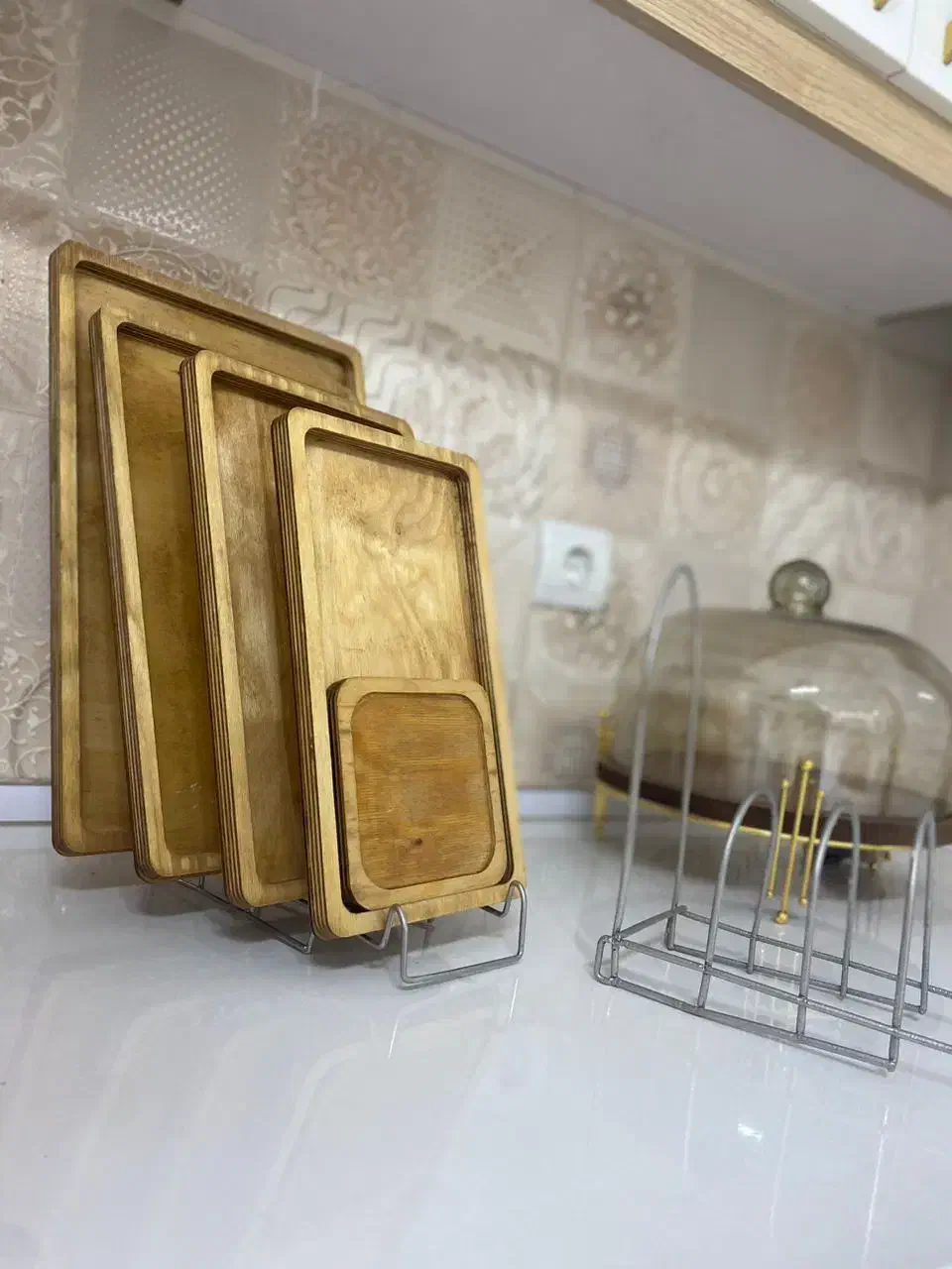 استند بشقاب تخته و...|آب‌چکان و نظم‌دهنده ظروف|تبریز, |دیوار