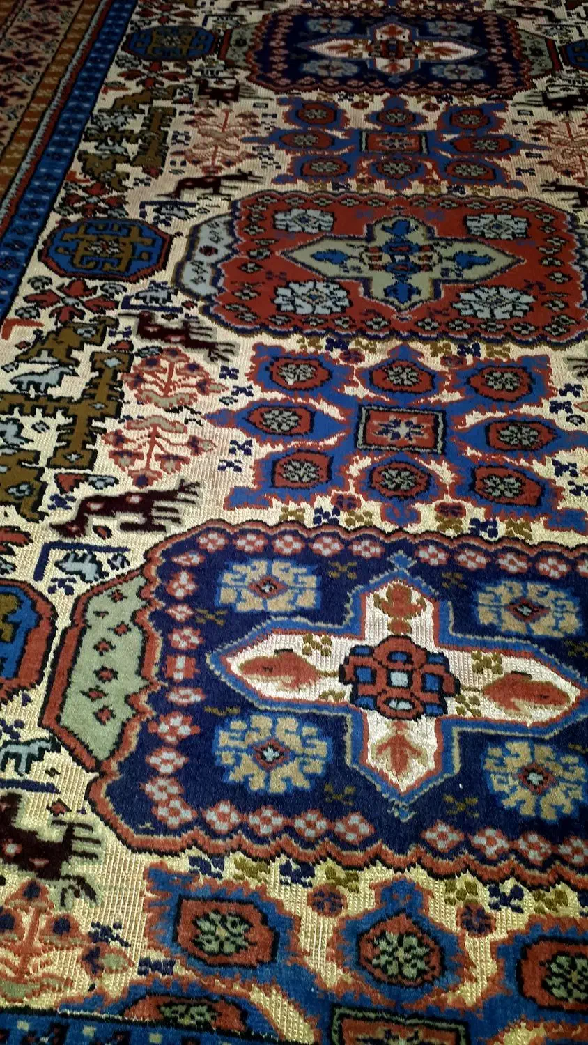 یک جفت زرنیم دستباف ابریشم|فرش|تهران, اختیاریه|دیوار