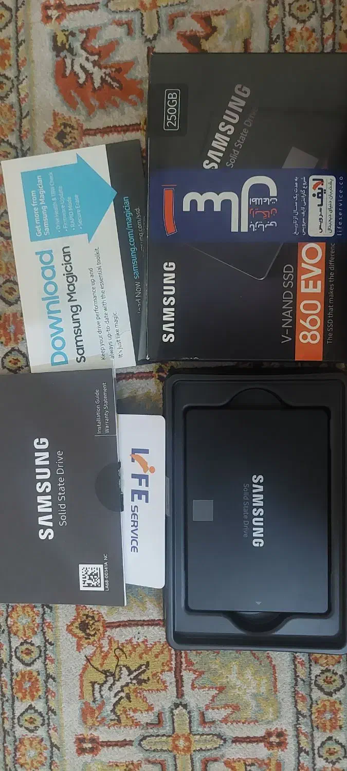 ssd سامسونگ ۲۵۰ گیگ|قطعات و لوازم جانبی رایانه|اصفهان, توپخانه ارتش|دیوار