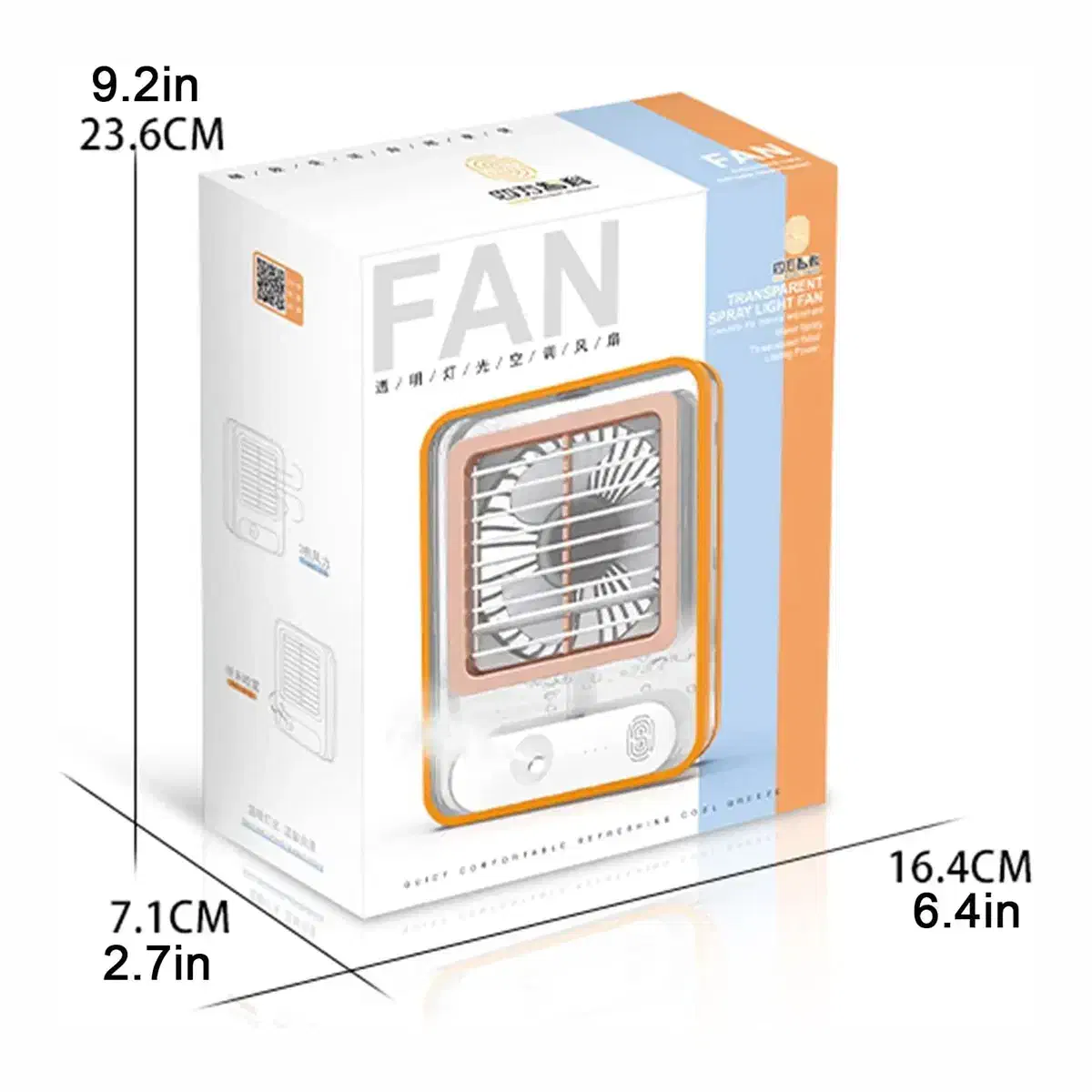 مینی پنکه شارژی رطوبت ساز مدل TSLF|پنکه و تصفیهکنندهٔ هوا|اهواز, امانیه|دیوار