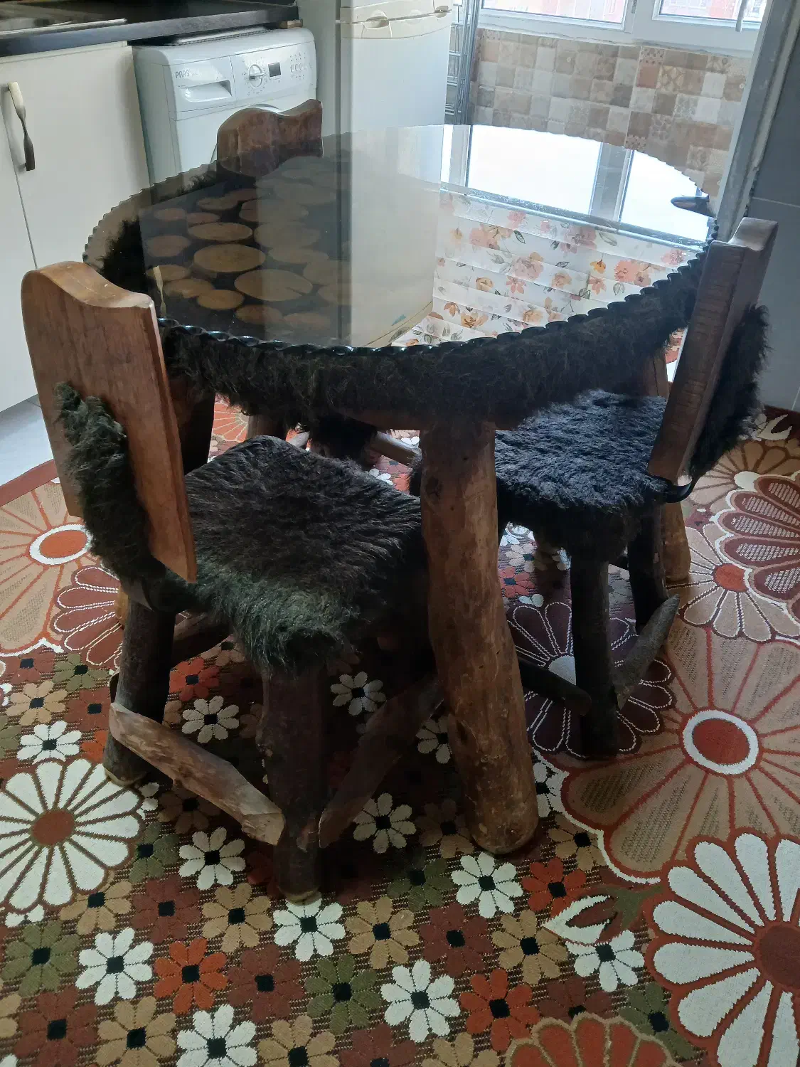 میزناهارخوری جنگلی|میز و صندلی غذاخوری|محمدیه-قزوین, |دیوار