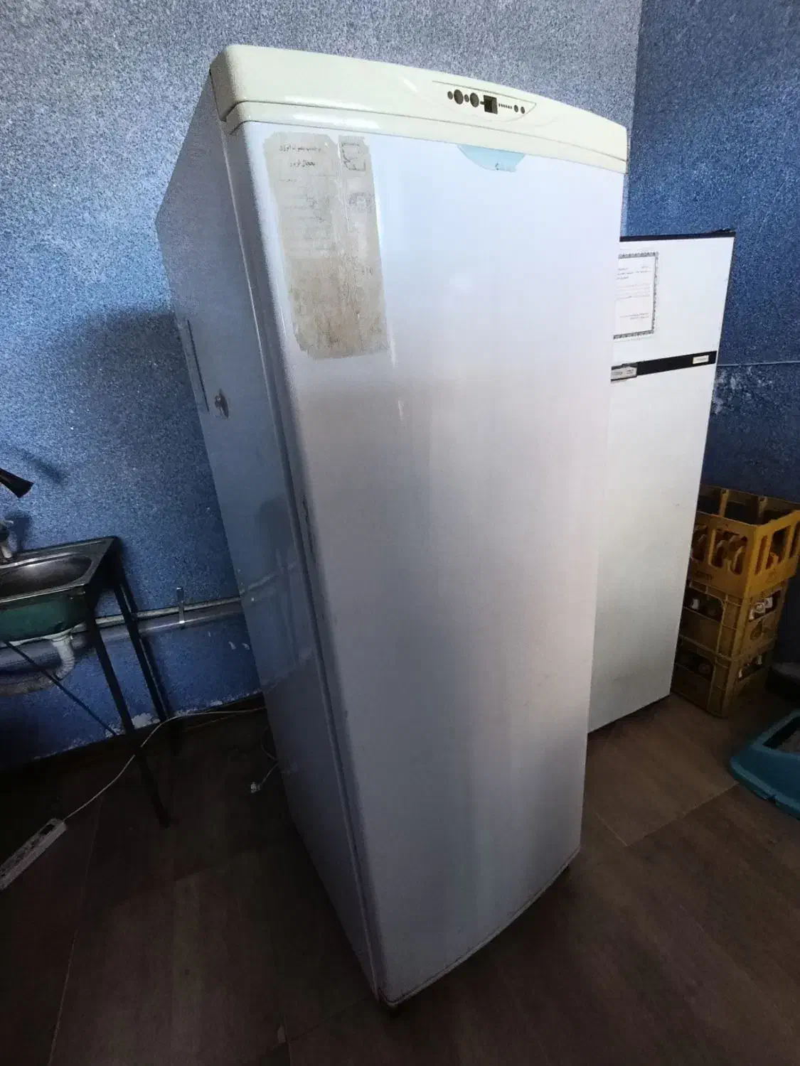 یخچال|یخچال و فریزر|بافت, |دیوار