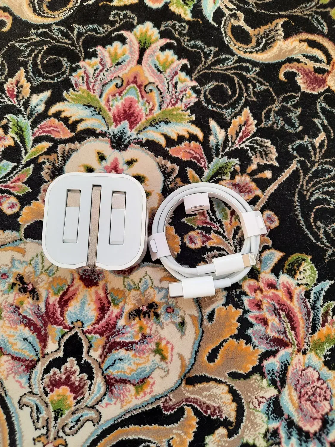 شارژر کلگی ۲۰ وات  و کابل فابریک iphone 13 pro max|لوازم جانبی موبایل و تبلت|تهران, یاخجی آباد|دیوار