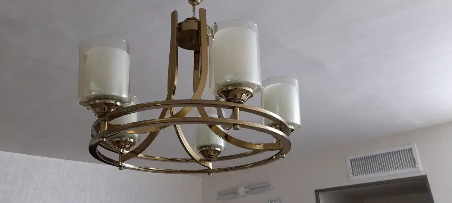 لوستر ۵ شاخه و ۲ شاخه درحدنو|لوستر و چراغ آویز|کهریزک, |دیوار