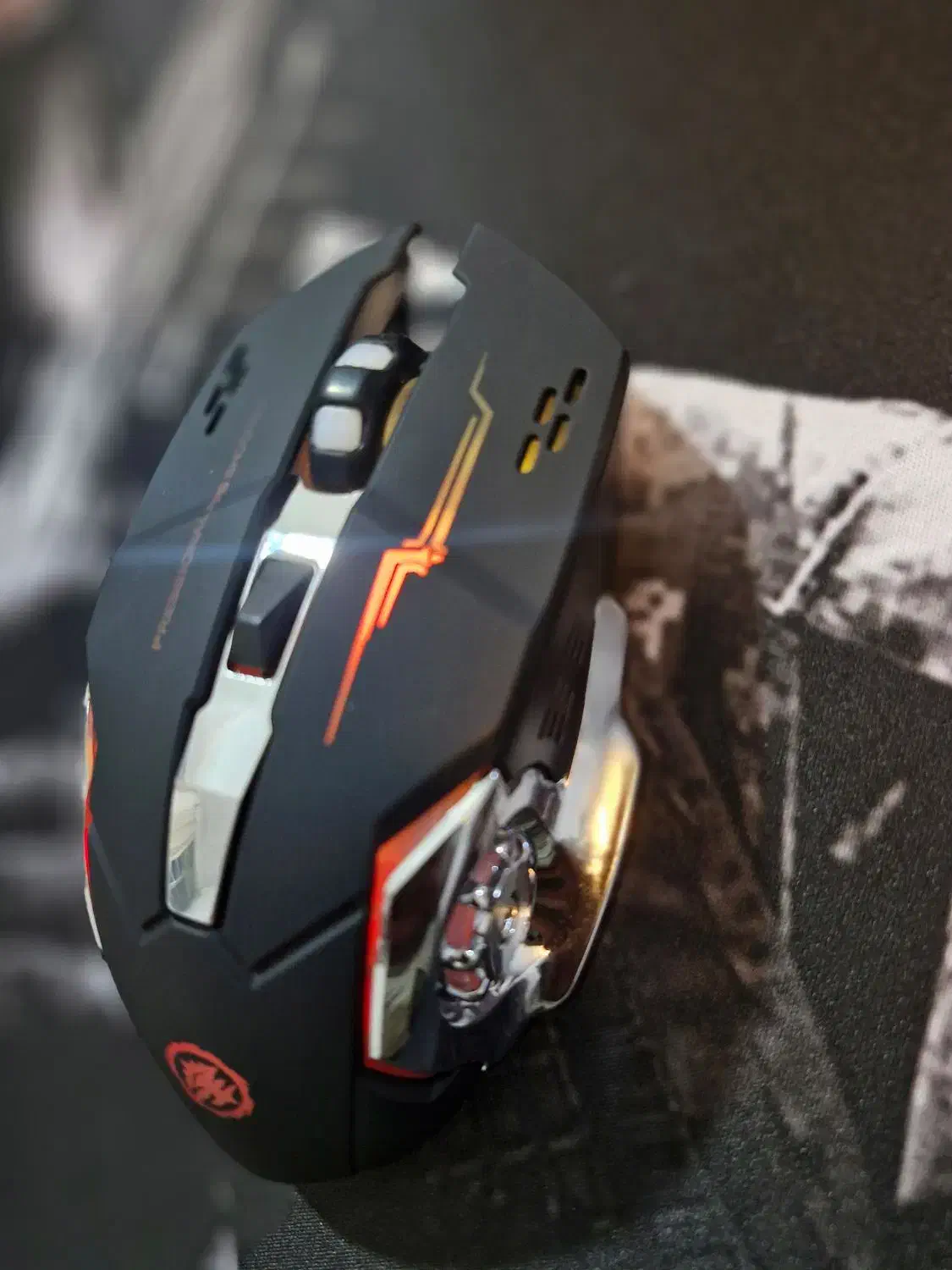 ماوس گیمینگ RGB & Wireless قابل شارژ بی صدا|قطعات و لوازم جانبی رایانه|کرمان, |دیوار