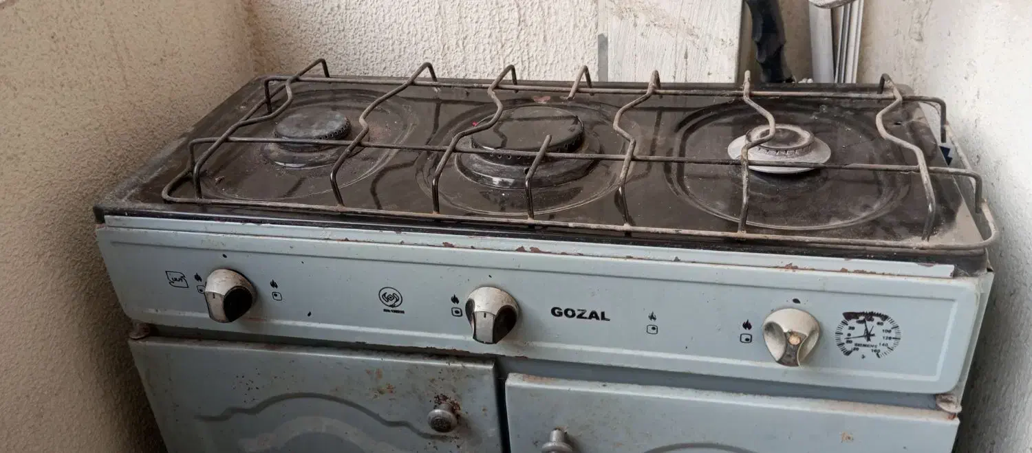 گاز سه شعله قدیمی|اجاق گاز و لوازم برقی پختوپز|رشت, کوی مهر|دیوار