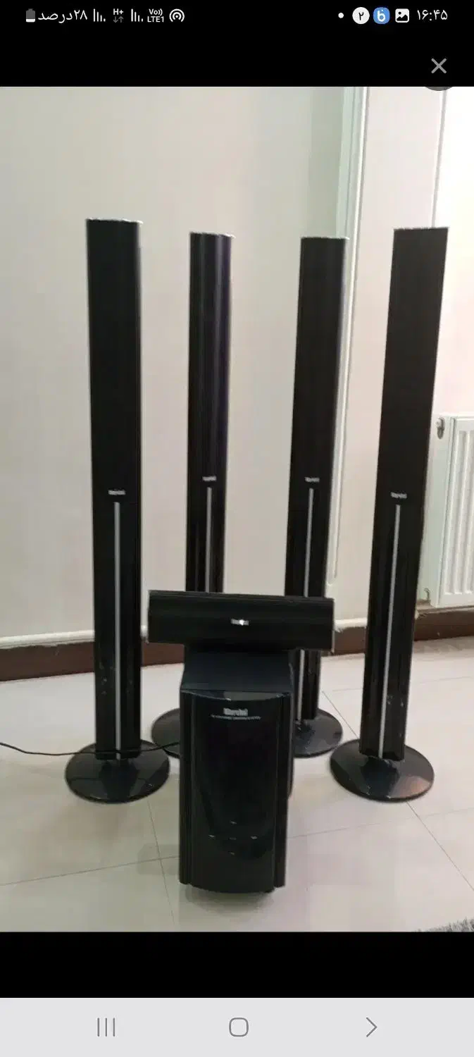 سینما خانواده نوی نواصلا استفاده نشده|سیستم صوتی خانگی|اسفراین, |دیوار