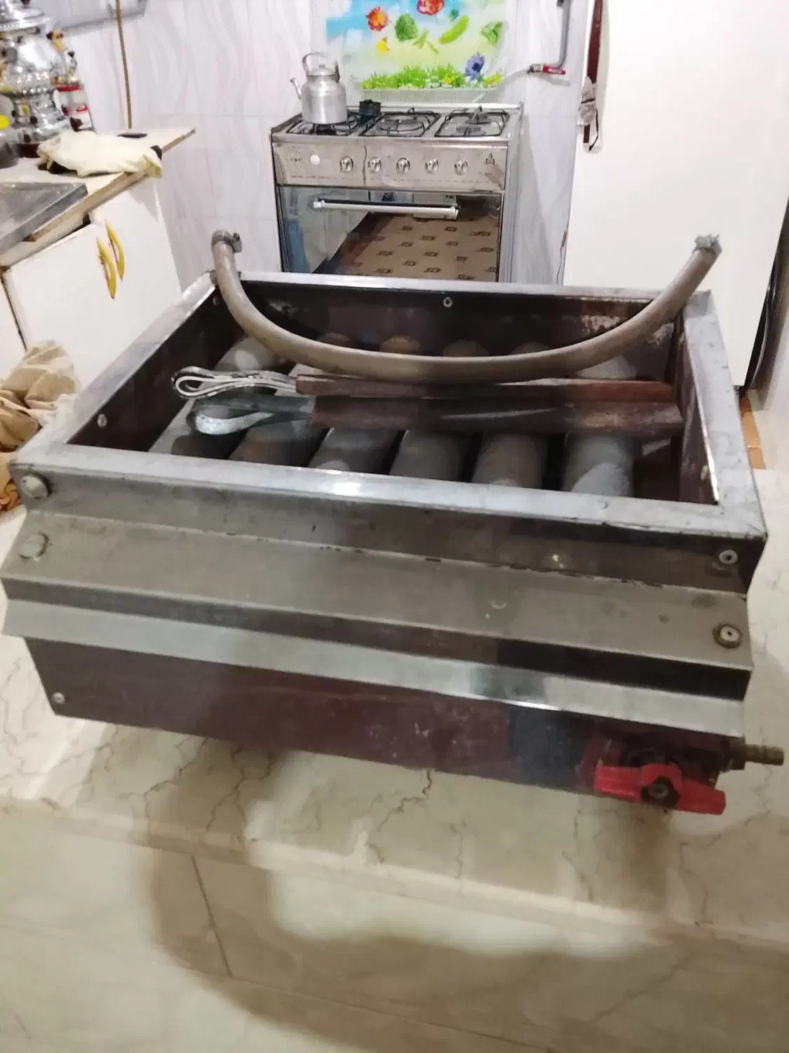 کباب پز گازی|اجاق گاز و لوازم برقی پخت‌وپز|مشکین‌دشت, |دیوار