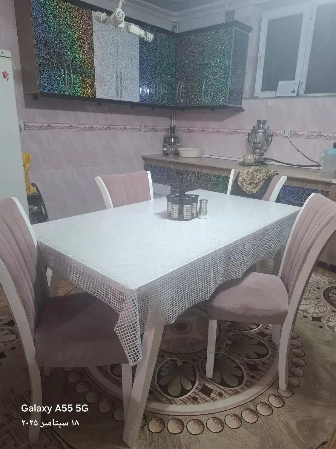 غذاخوری 4نفره|میز و صندلی غذاخوری|عجب شیر, |دیوار