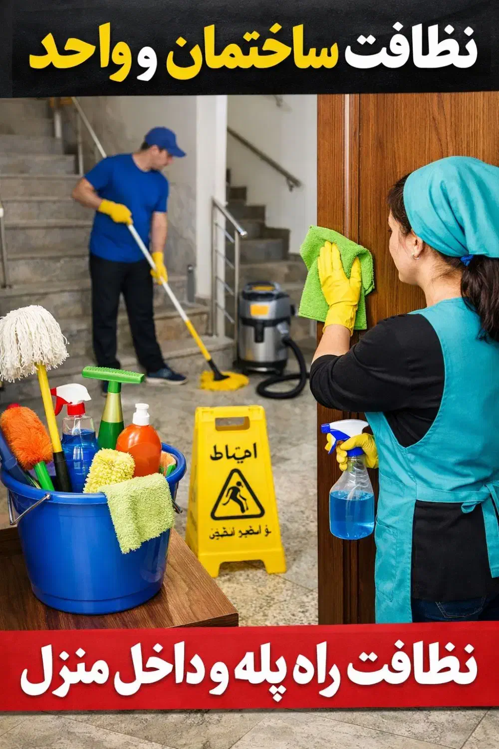 خدمات نظافت منزل ساختمان و واحد|خدمات نظافت|رودهن, |دیوار