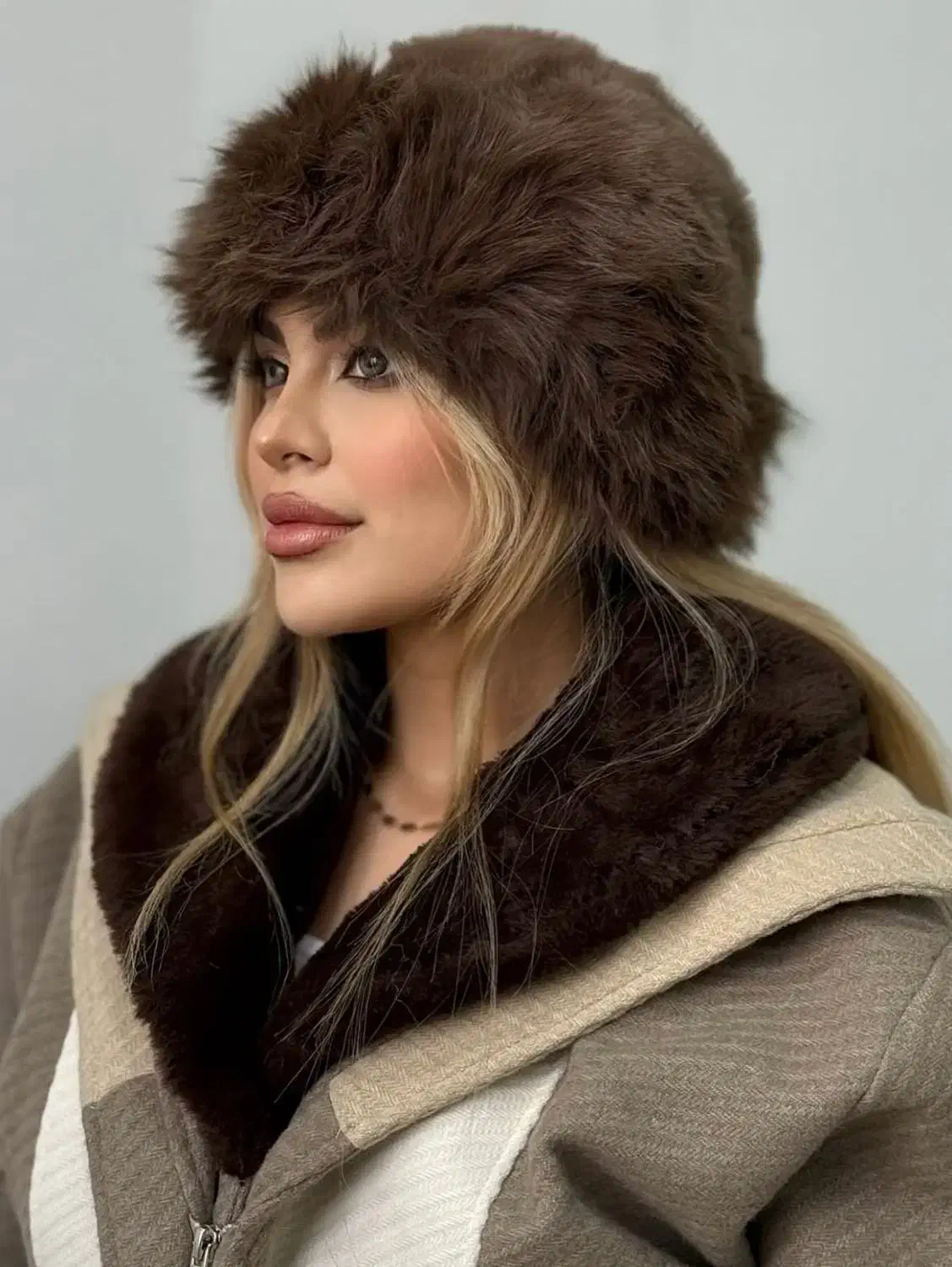 کلاه خزدار وارداتی (ارسال رایگان)|لباس|پرند, فاز ۲|دیوار