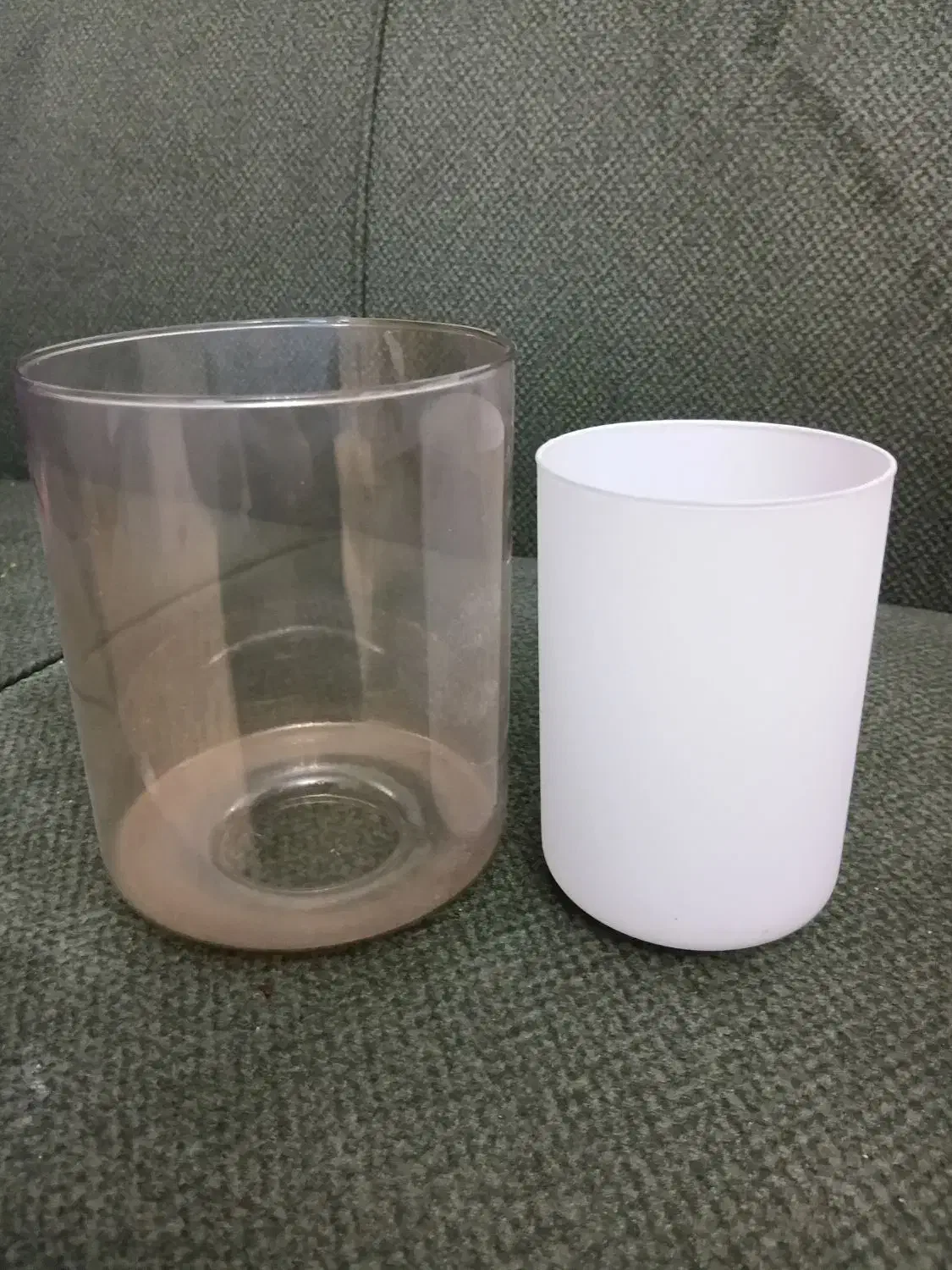 حباب های دو گلس ۱۵ سانتی دودی|لوستر و چراغ آویز|کرج, کوی کارمندان شمالی|دیوار