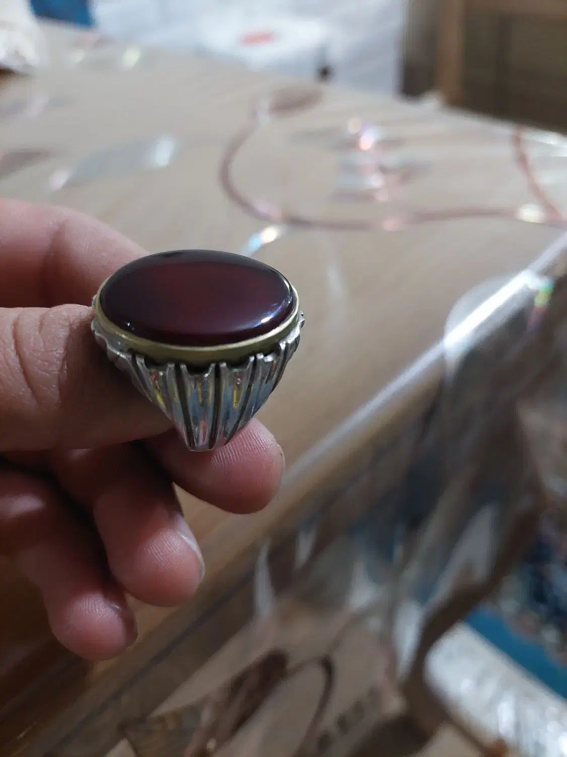 انگشتر عقیق|جواهرات|تیران, |دیوار