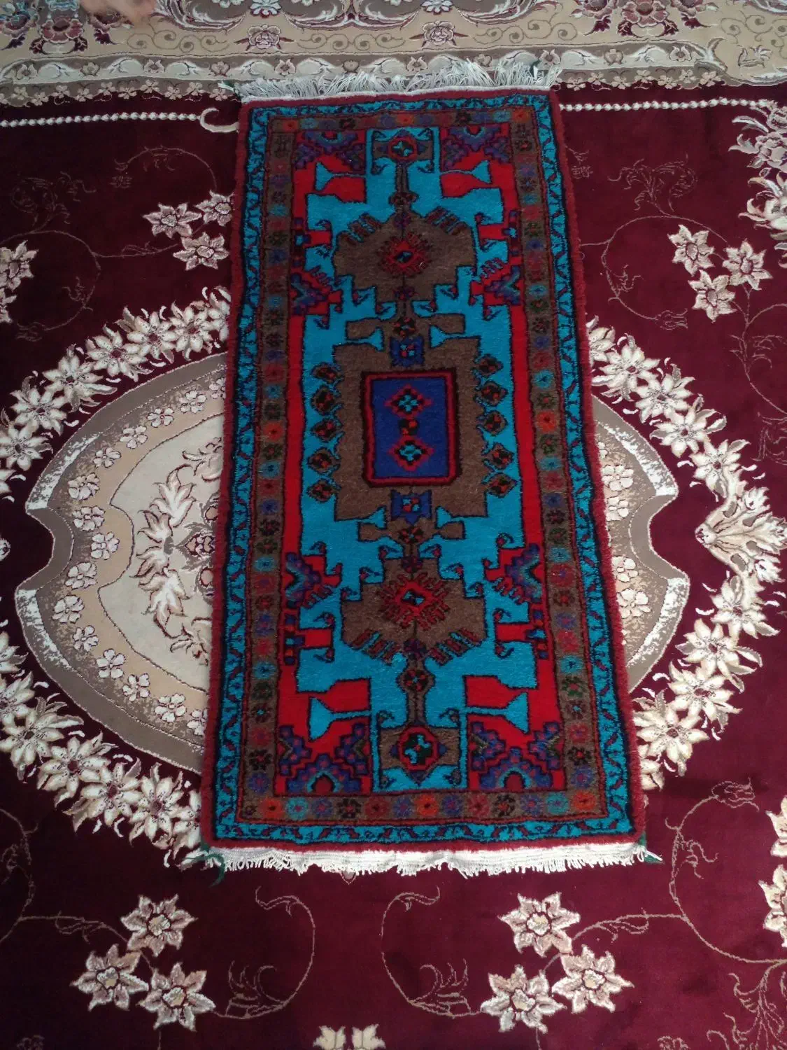 دوعدد فرش دست باف|فرش|خرمدره, |دیوار