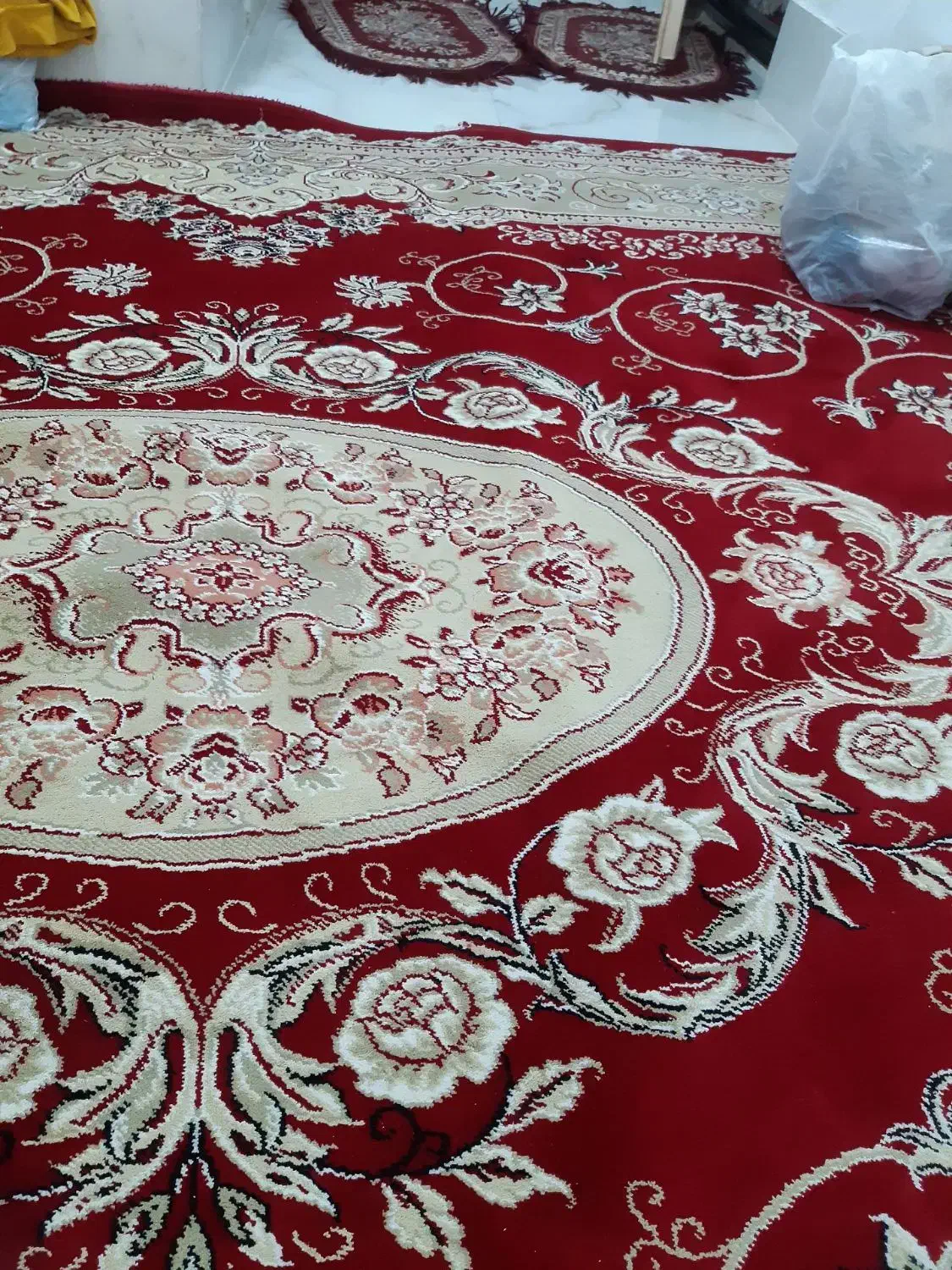 دوتا فرش نو متری بدونگی پارگی سالم تمام نخ|فرش|کوهدشت, |دیوار