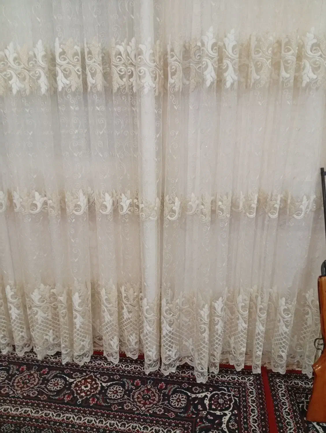 پرده 4/5متر|پرده، رانر، رومیزی|اشترینان, |دیوار