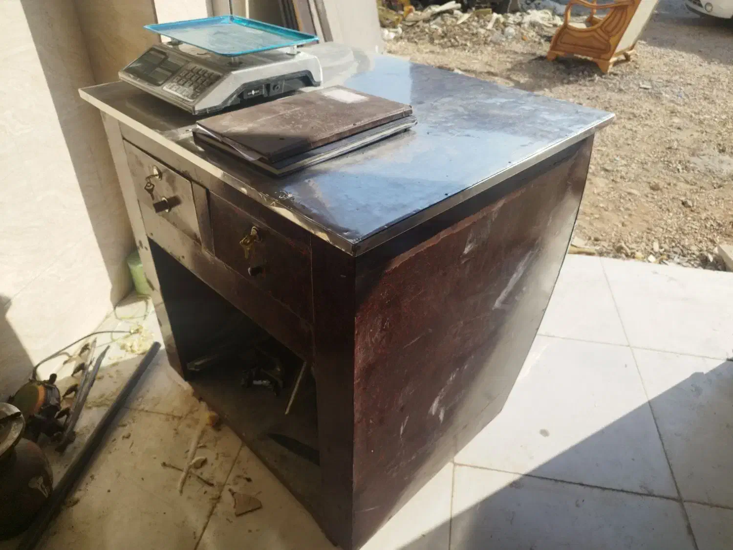 میز آهنی|فروشگاه و مغازه|فولادشهر, سایت صنعتی کاوه|دیوار