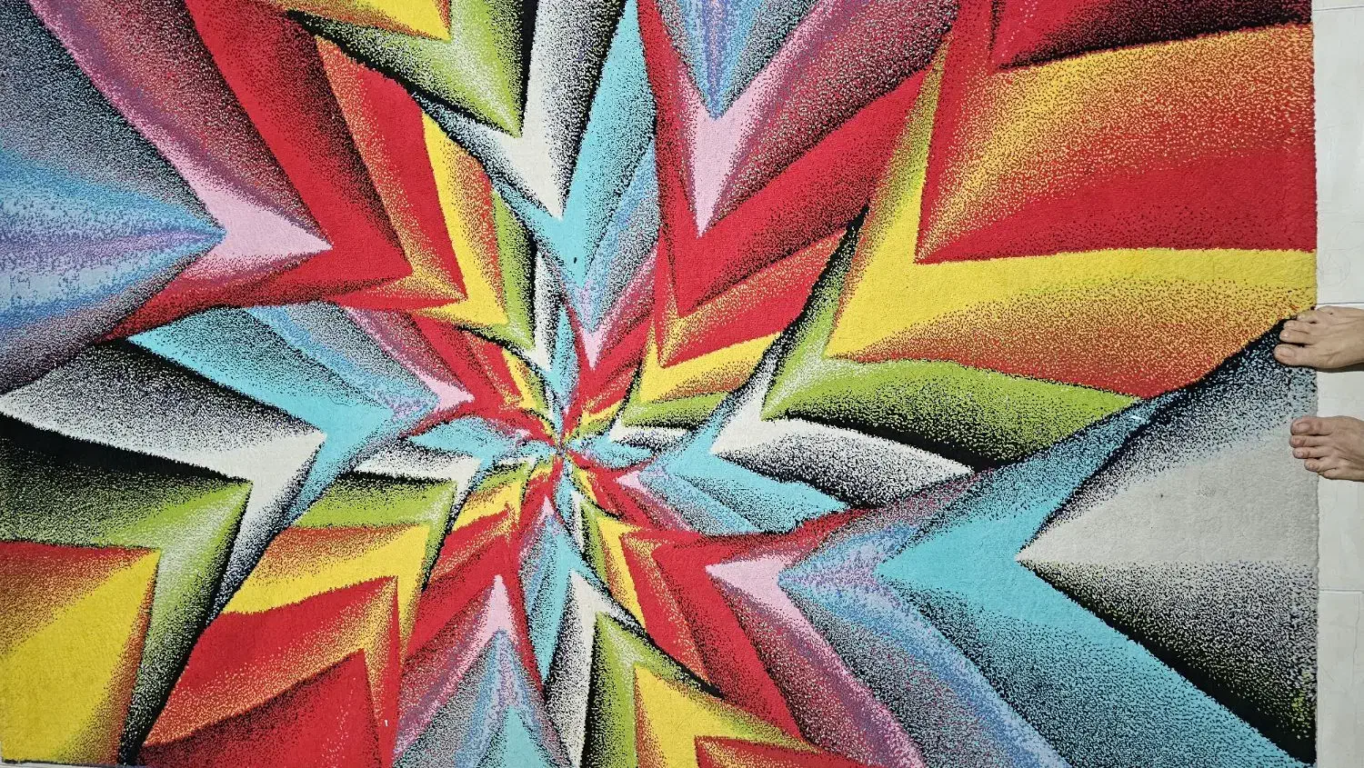 فرش رنگین کمان|فرش|فولادشهر, C3|دیوار